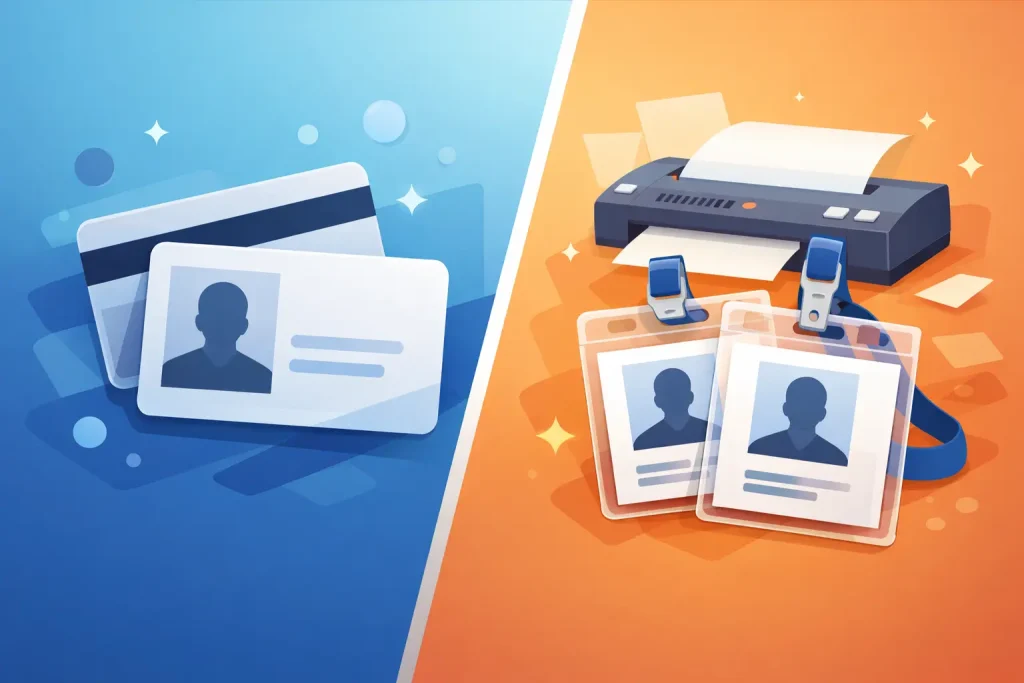 PVC Cards vs Laminated Paper Badges